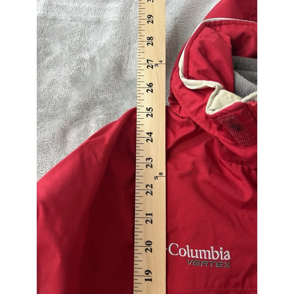 Columbia Youth Jacket 18/20 Red Gray Bugaboo Vertex 3-in-1 Ski  Hooded